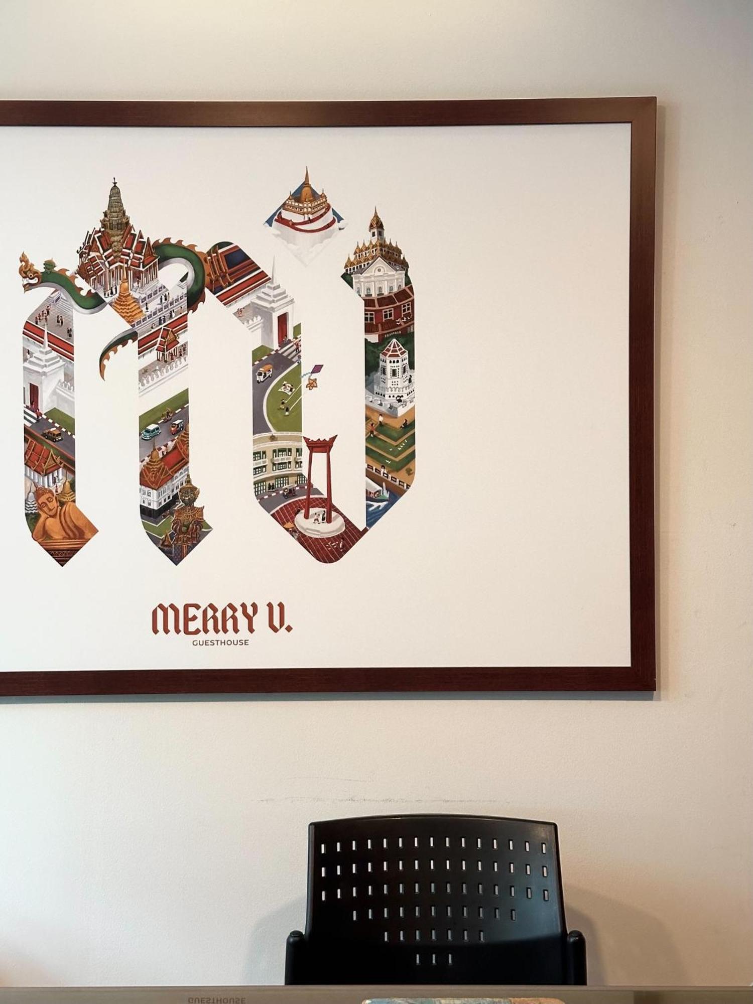 Merry V Guesthouse Банкок Екстериор снимка
